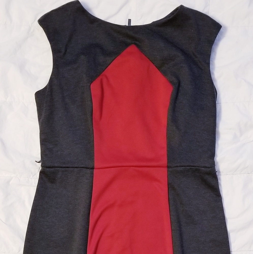 Block pattern dress